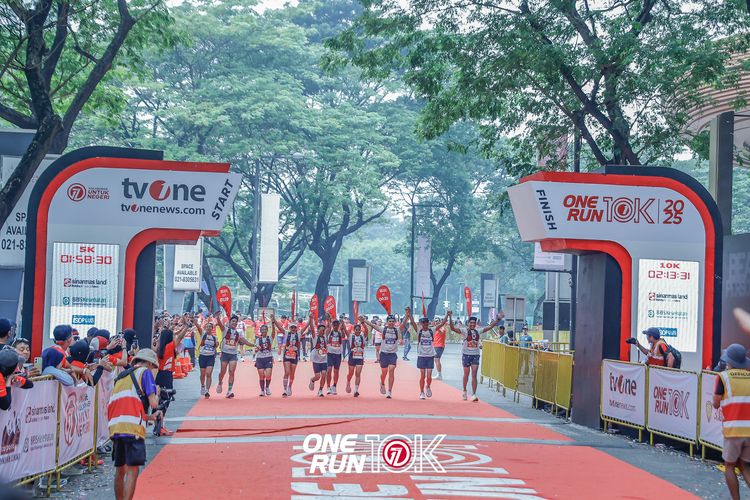 Race photo from ONE RUN 10K 2025