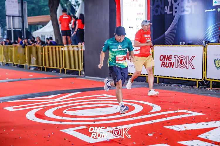 Race photo from ONE RUN 10K 2025
