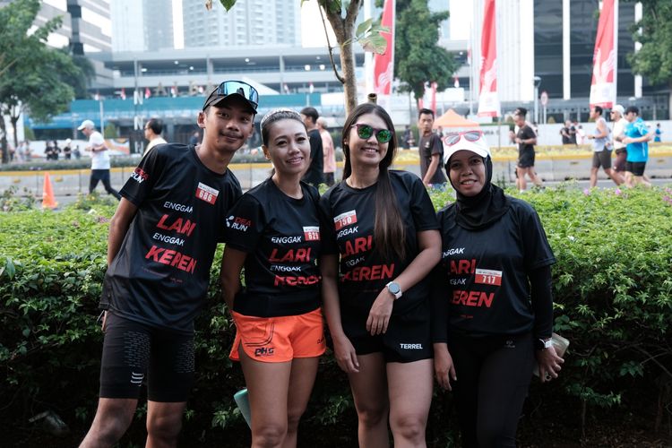 Race photo from Soft Launching Buku "Enggak Lari, Enggak Keren" & IdeaRun
