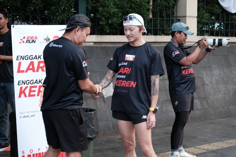 Race photo from Soft Launching Buku "Enggak Lari, Enggak Keren" & IdeaRun
