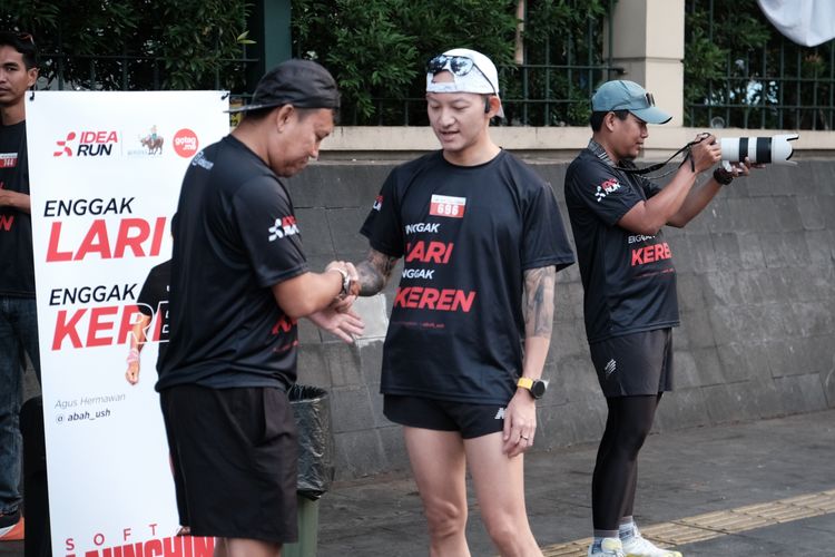 Race photo from Soft Launching Buku "Enggak Lari, Enggak Keren" & IdeaRun