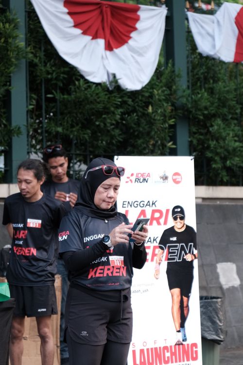 Race photo from Soft Launching Buku "Enggak Lari, Enggak Keren" & IdeaRun