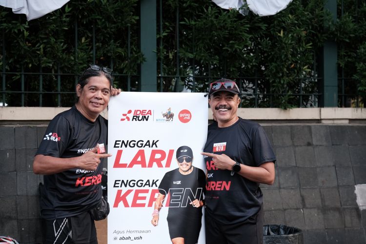 Race photo from Soft Launching Buku "Enggak Lari, Enggak Keren" & IdeaRun