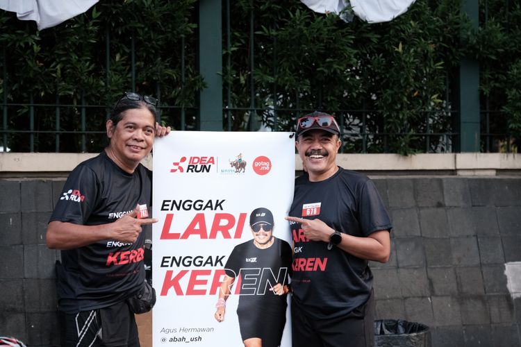 Race photo from Soft Launching Buku "Enggak Lari, Enggak Keren" & IdeaRun