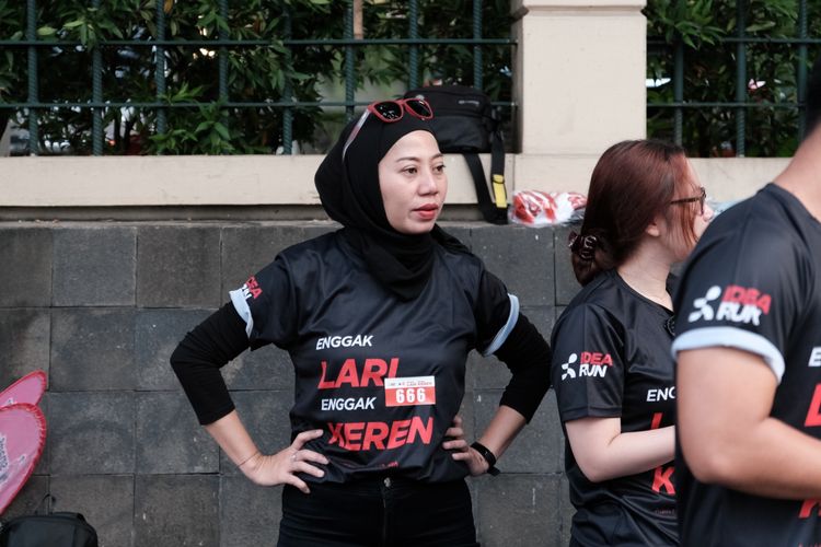 Race photo from Soft Launching Buku "Enggak Lari, Enggak Keren" & IdeaRun