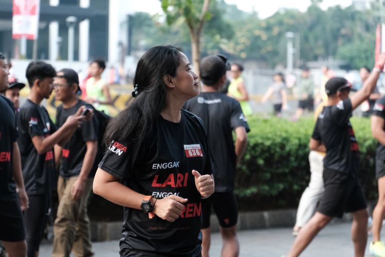 Race photo from Soft Launching Buku "Enggak Lari, Enggak Keren" & IdeaRun