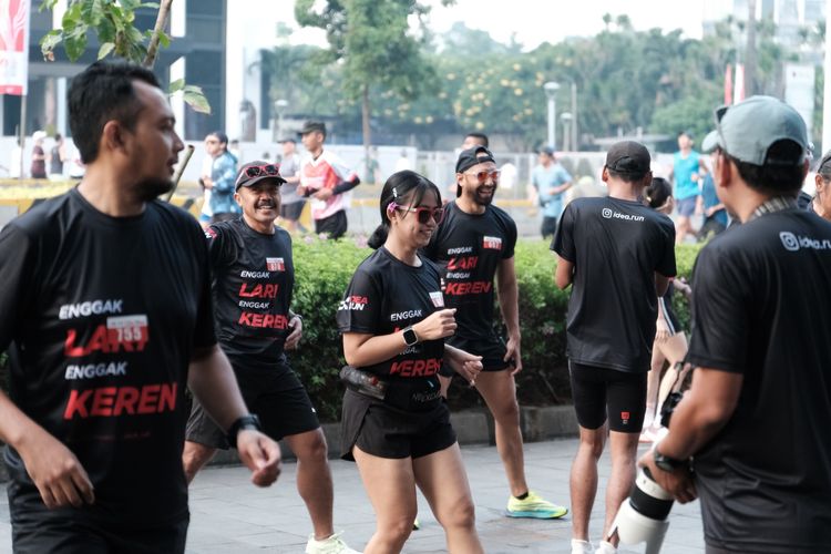 Race photo from Soft Launching Buku "Enggak Lari, Enggak Keren" & IdeaRun