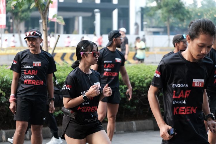Race photo from Soft Launching Buku "Enggak Lari, Enggak Keren" & IdeaRun
