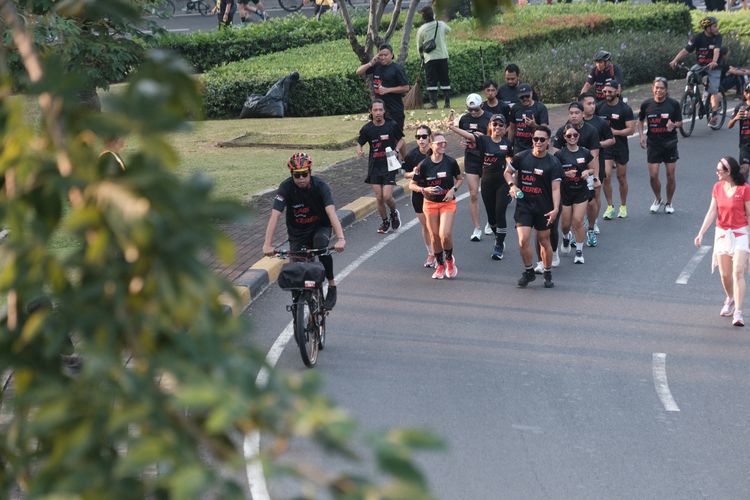 Race photo from Soft Launching Buku "Enggak Lari, Enggak Keren" & IdeaRun