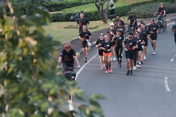 Race photo from Soft Launching Buku "Enggak Lari, Enggak Keren" & IdeaRun