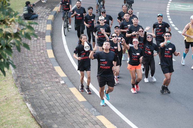 Race photo from Soft Launching Buku "Enggak Lari, Enggak Keren" & IdeaRun