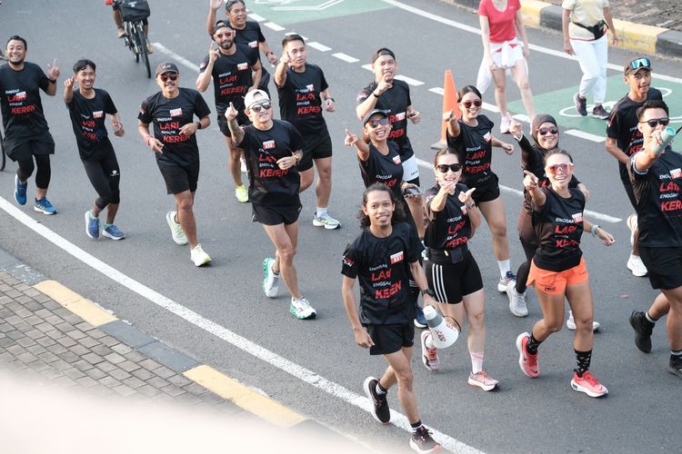 Race photo from Soft Launching Buku "Enggak Lari, Enggak Keren" & IdeaRun