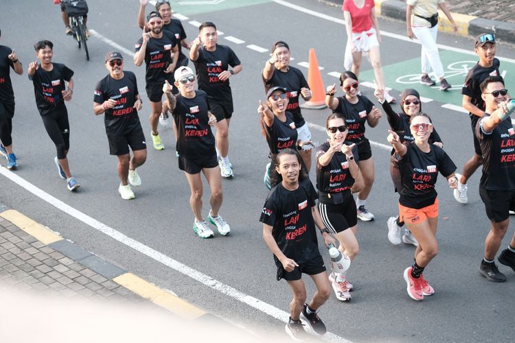Race photo from Soft Launching Buku "Enggak Lari, Enggak Keren" & IdeaRun