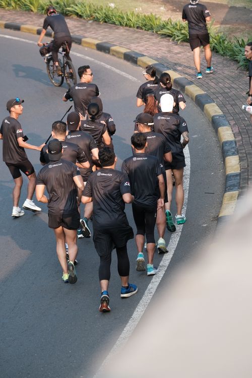 Race photo from Soft Launching Buku "Enggak Lari, Enggak Keren" & IdeaRun