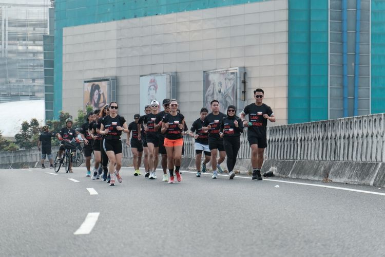 Race photo from Soft Launching Buku "Enggak Lari, Enggak Keren" & IdeaRun