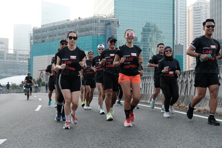 Race photo from Soft Launching Buku "Enggak Lari, Enggak Keren" & IdeaRun