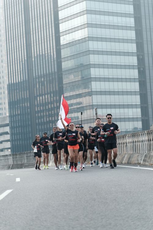 Race photo from Soft Launching Buku "Enggak Lari, Enggak Keren" & IdeaRun