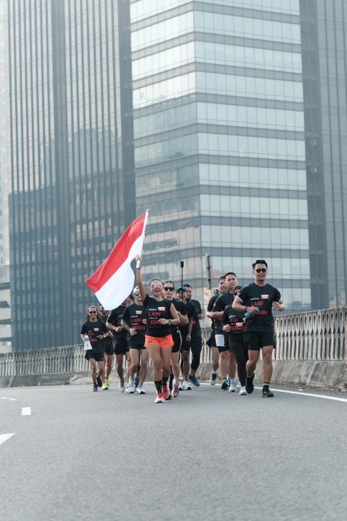 Race photo from Soft Launching Buku "Enggak Lari, Enggak Keren" & IdeaRun