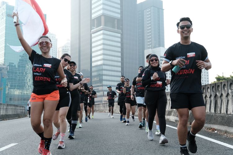 Race photo from Soft Launching Buku "Enggak Lari, Enggak Keren" & IdeaRun