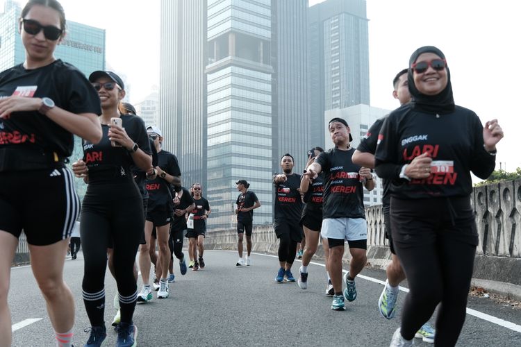 Race photo from Soft Launching Buku "Enggak Lari, Enggak Keren" & IdeaRun