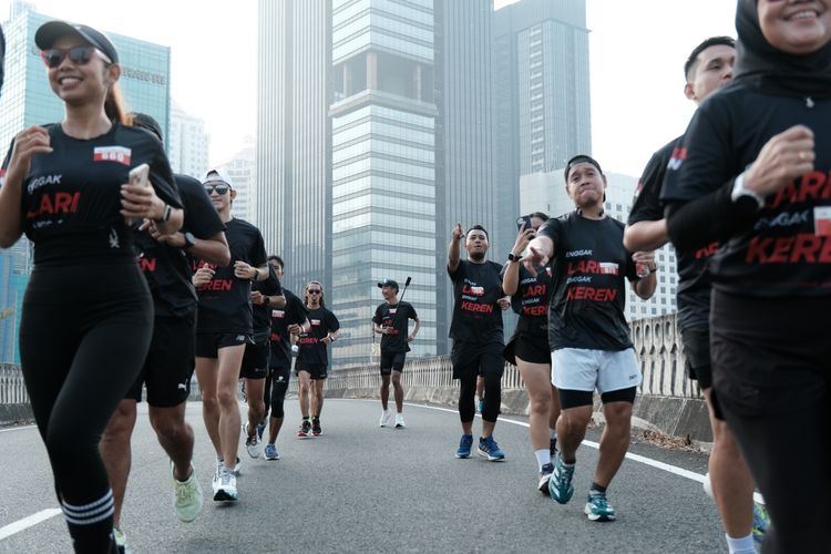 Race photo from Soft Launching Buku "Enggak Lari, Enggak Keren" & IdeaRun