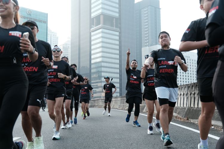 Race photo from Soft Launching Buku "Enggak Lari, Enggak Keren" & IdeaRun