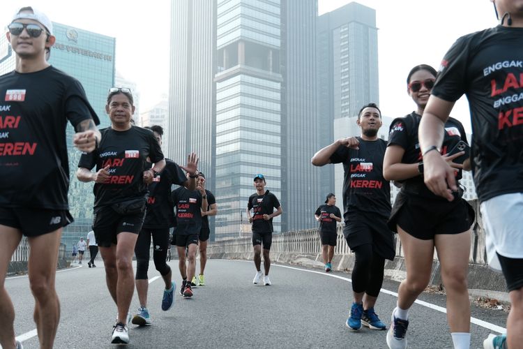 Race photo from Soft Launching Buku "Enggak Lari, Enggak Keren" & IdeaRun
