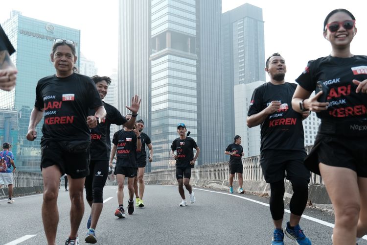 Race photo from Soft Launching Buku "Enggak Lari, Enggak Keren" & IdeaRun