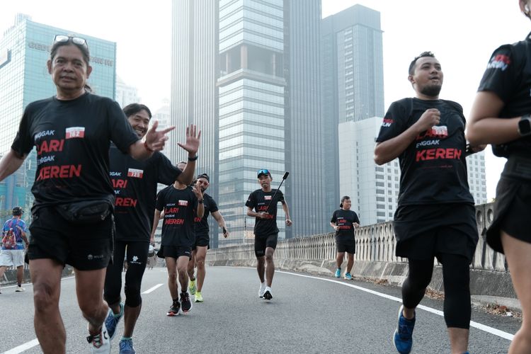 Race photo from Soft Launching Buku "Enggak Lari, Enggak Keren" & IdeaRun