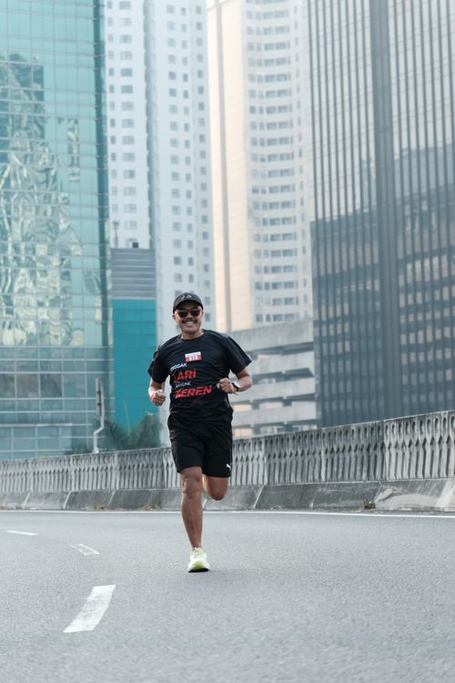 Race photo from Soft Launching Buku "Enggak Lari, Enggak Keren" & IdeaRun