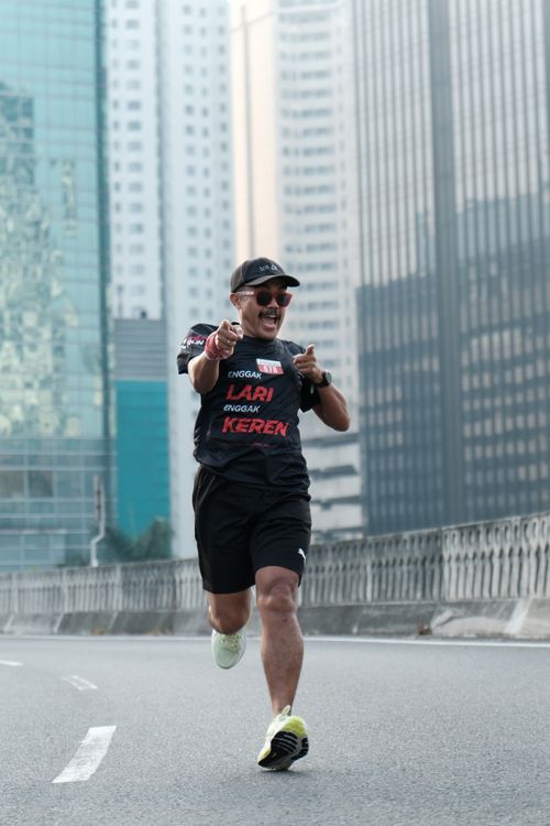 Race photo from Soft Launching Buku "Enggak Lari, Enggak Keren" & IdeaRun