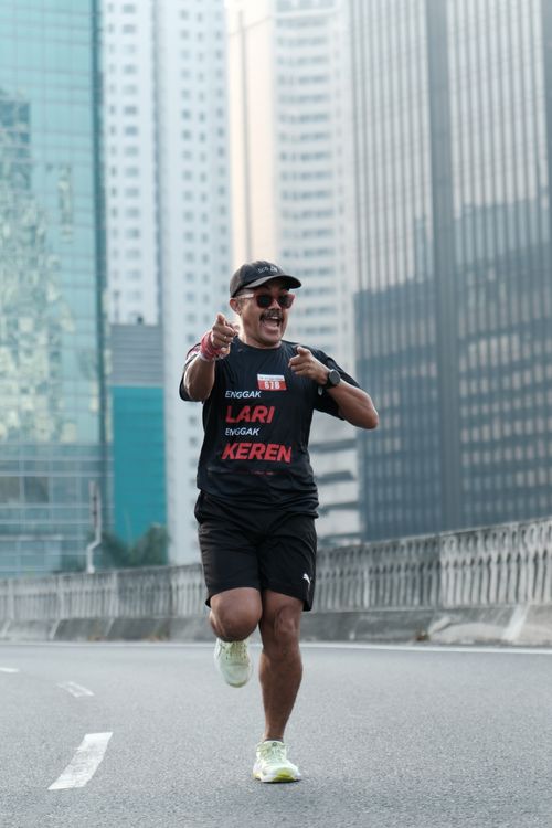 Race photo from Soft Launching Buku "Enggak Lari, Enggak Keren" & IdeaRun