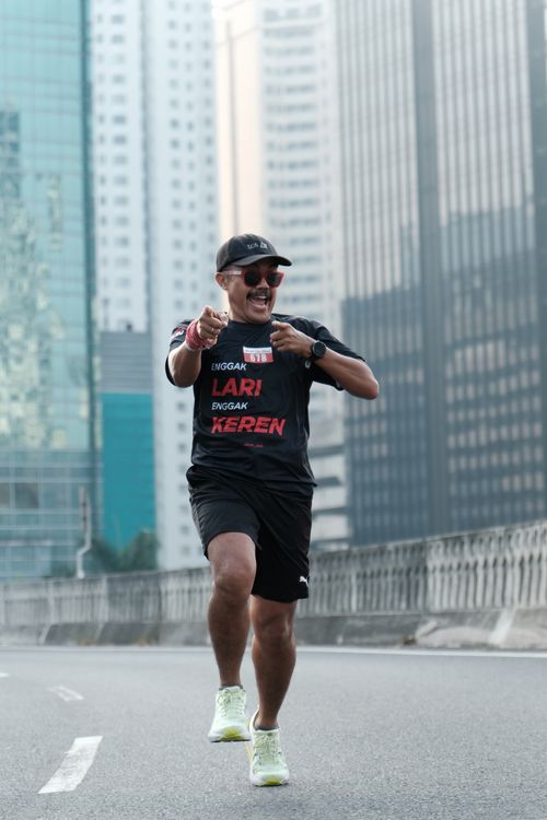 Race photo from Soft Launching Buku "Enggak Lari, Enggak Keren" & IdeaRun