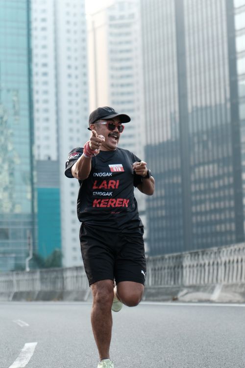 Race photo from Soft Launching Buku "Enggak Lari, Enggak Keren" & IdeaRun