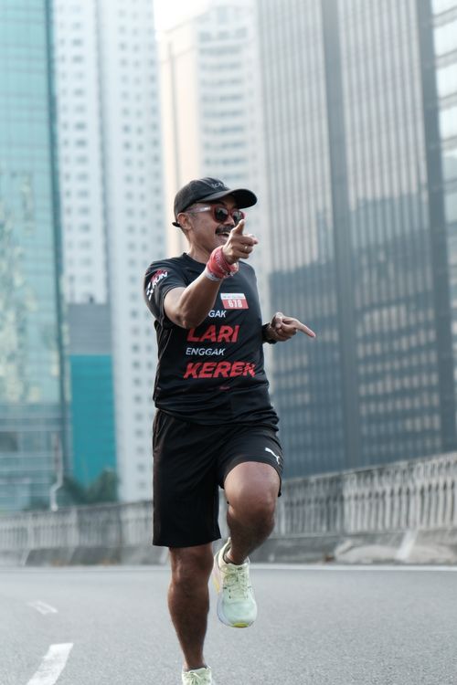 Race photo from Soft Launching Buku "Enggak Lari, Enggak Keren" & IdeaRun