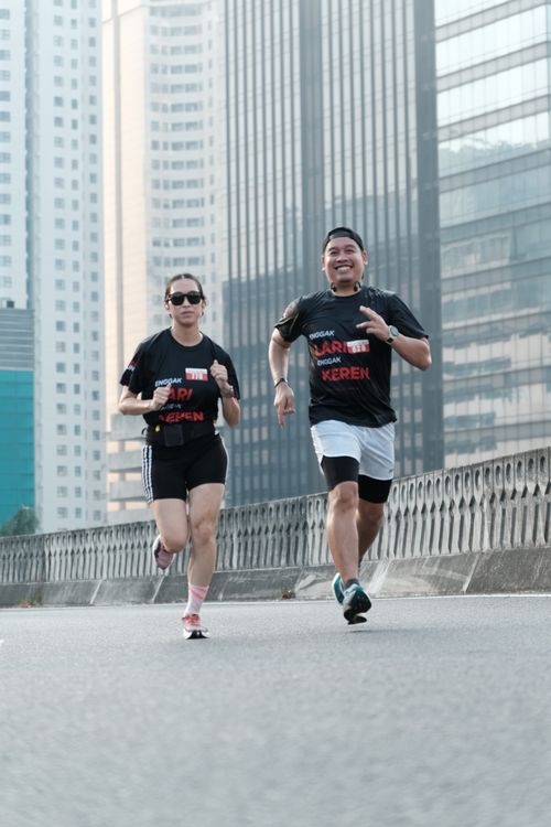 Race photo from Soft Launching Buku "Enggak Lari, Enggak Keren" & IdeaRun