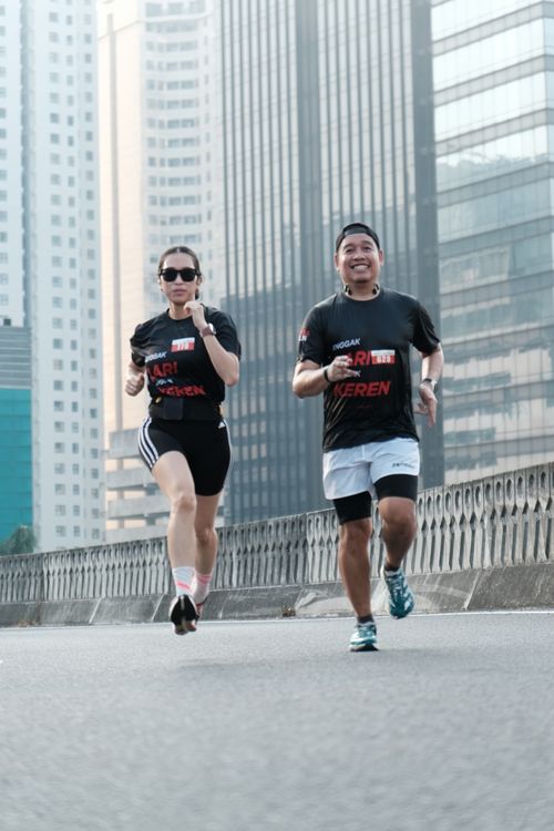 Race photo from Soft Launching Buku "Enggak Lari, Enggak Keren" & IdeaRun