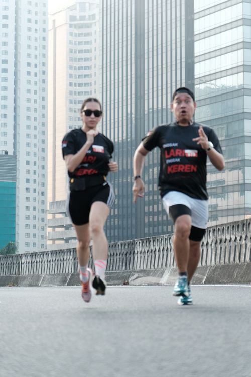 Race photo from Soft Launching Buku "Enggak Lari, Enggak Keren" & IdeaRun
