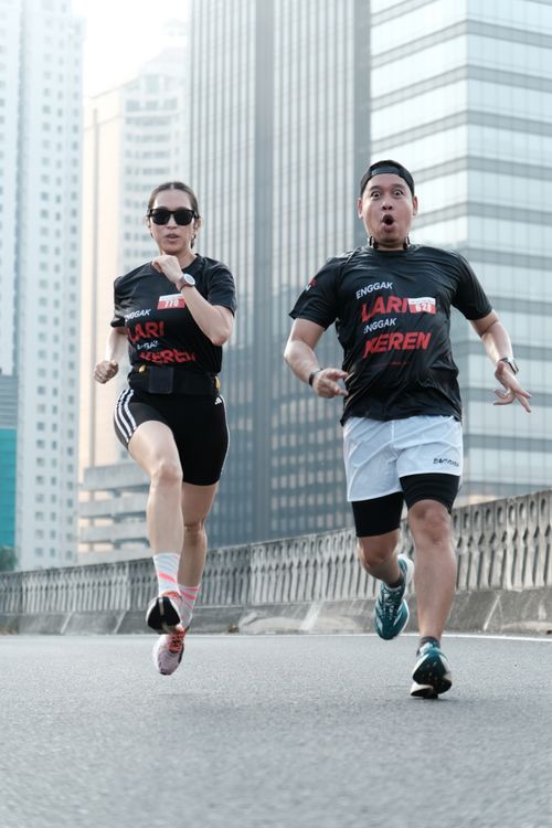 Race photo from Soft Launching Buku "Enggak Lari, Enggak Keren" & IdeaRun