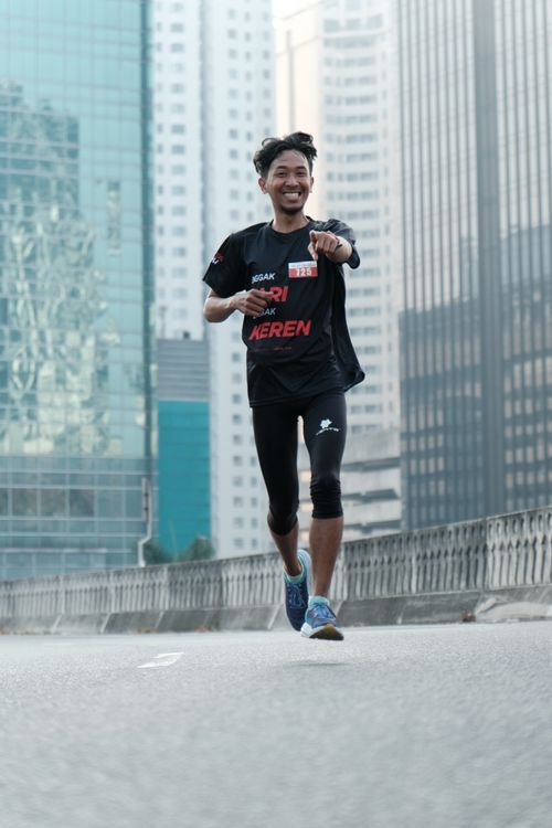 Race photo from Soft Launching Buku "Enggak Lari, Enggak Keren" & IdeaRun