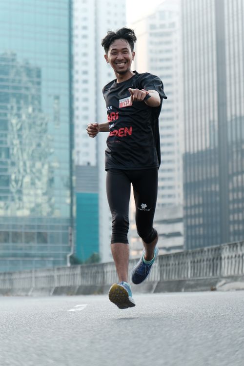 Race photo from Soft Launching Buku "Enggak Lari, Enggak Keren" & IdeaRun