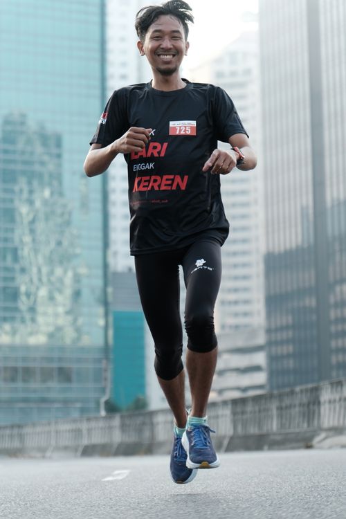 Race photo from Soft Launching Buku "Enggak Lari, Enggak Keren" & IdeaRun