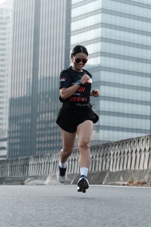 Race photo from Soft Launching Buku "Enggak Lari, Enggak Keren" & IdeaRun