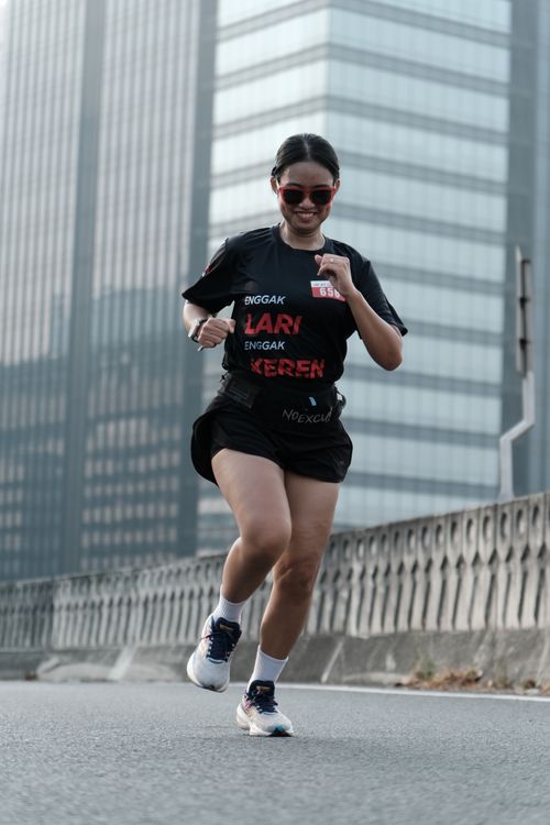 Race photo from Soft Launching Buku "Enggak Lari, Enggak Keren" & IdeaRun