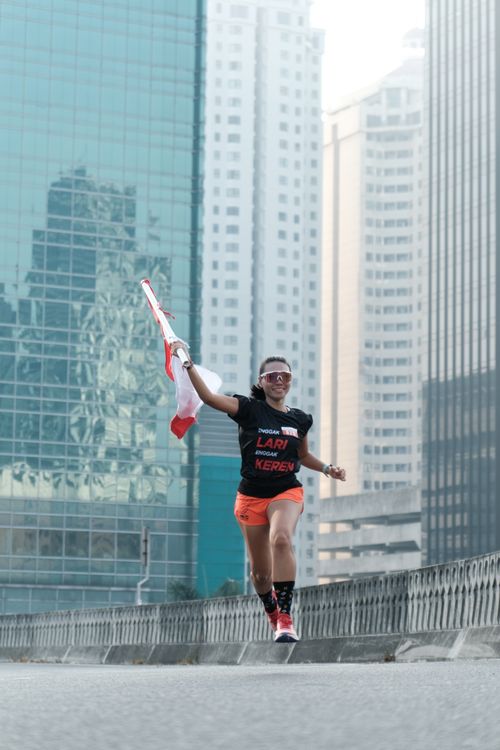 Race photo from Soft Launching Buku "Enggak Lari, Enggak Keren" & IdeaRun
