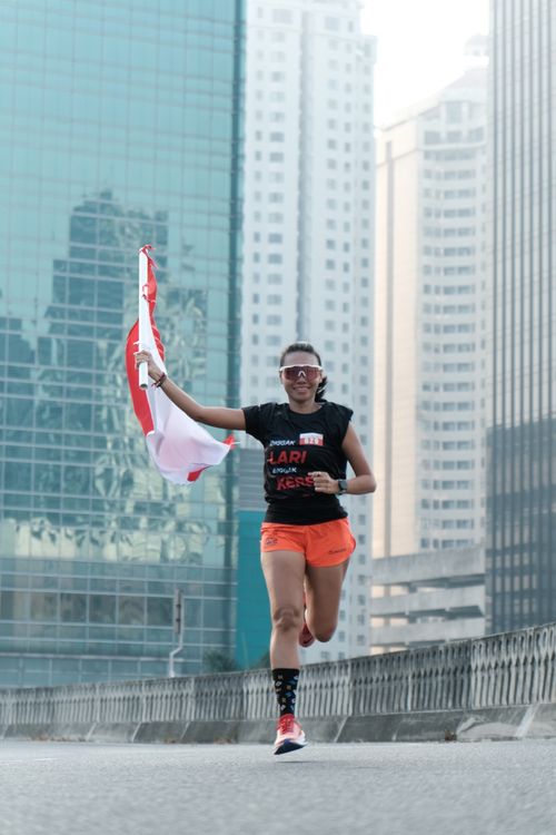 Race photo from Soft Launching Buku "Enggak Lari, Enggak Keren" & IdeaRun