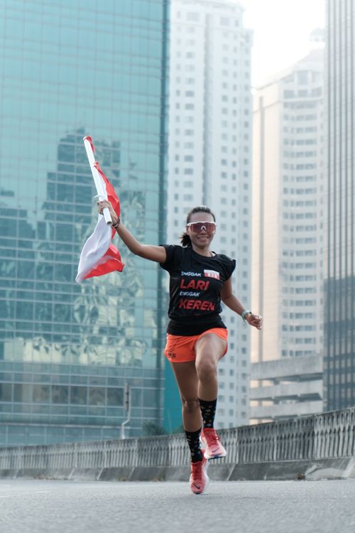 Race photo from Soft Launching Buku "Enggak Lari, Enggak Keren" & IdeaRun