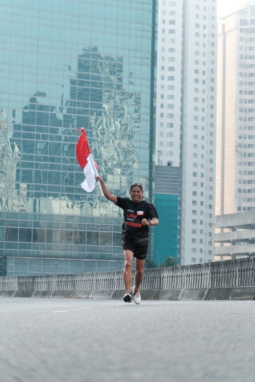 Race photo from Soft Launching Buku "Enggak Lari, Enggak Keren" & IdeaRun