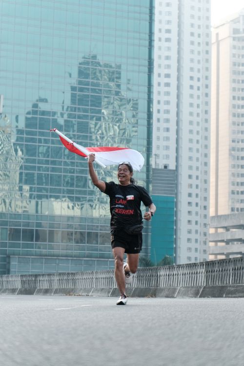 Race photo from Soft Launching Buku "Enggak Lari, Enggak Keren" & IdeaRun