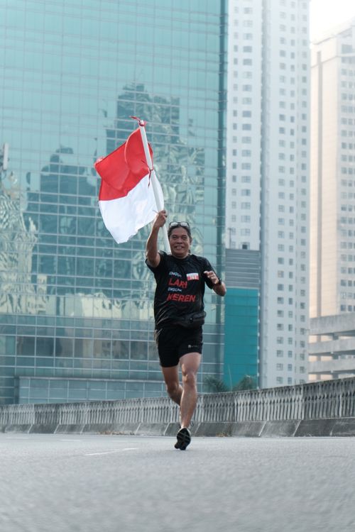 Race photo from Soft Launching Buku "Enggak Lari, Enggak Keren" & IdeaRun